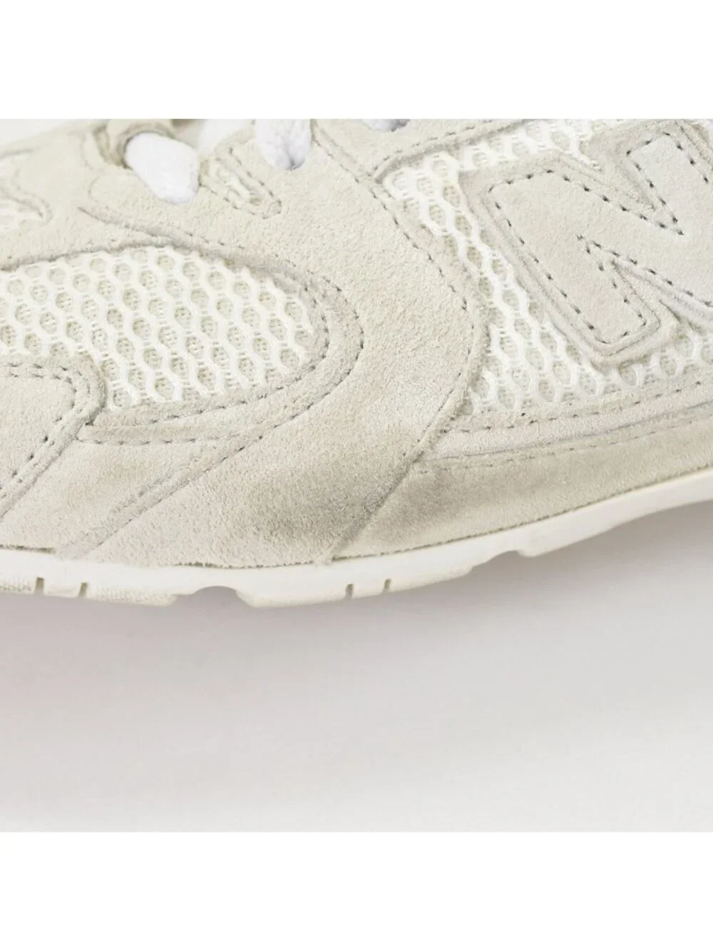 Miu Miu New Balance Suede Mesh Beige White